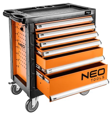 Візок для інструментів, 6 висувних ящиків NEO 84-223