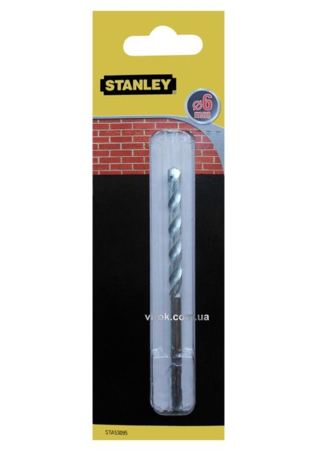 Свердло по кирпичу 6 мм Stanley STA53095-QZ