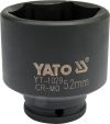 Головка торцева ударна шестигранна 1/2" 52 мм Yato YT-1029