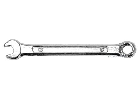 Ключ ріжково-накидний STHOR: М 6 мм, з вуглецевої сталі Vorel 51040
