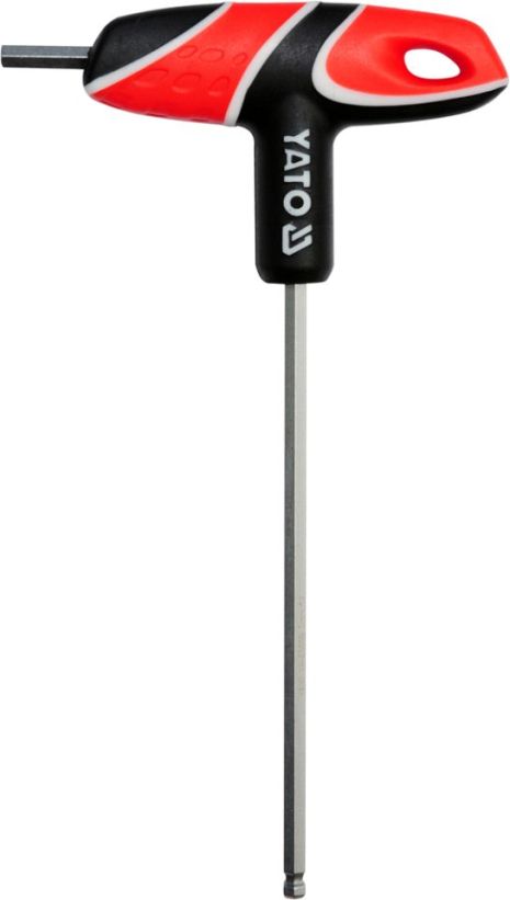 Шестигранный ключ (с мячом) с ручками 5 мм Yato YT-05590