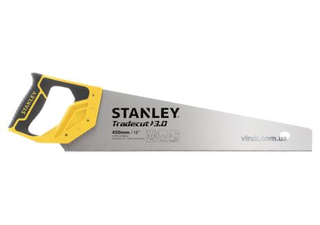 Ножовка по дереву "Tradecut" : L= 450 мм, 11 зубьев/1" Stanley STHT20355-1