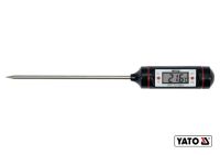 Електронний термометр із зондом 130 мм -50ºС-+300ºС живлення- 1.5 В (LR44) Yato YT-72971