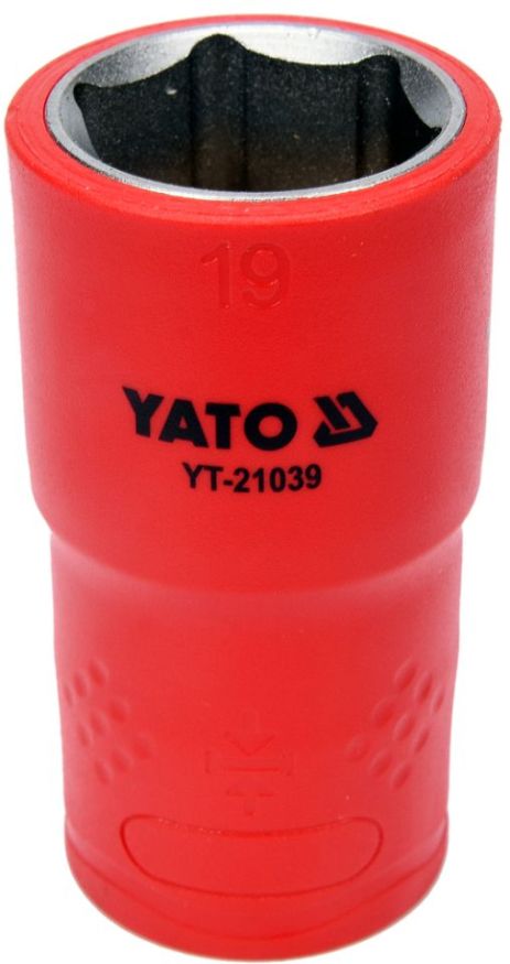 Головка торцева діелектрична VDE 1/2'' 19мм Yato YT-21039