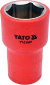 Головка торцевая диэлектрическая VDE 1/2'' 22мм Yato YT-21042