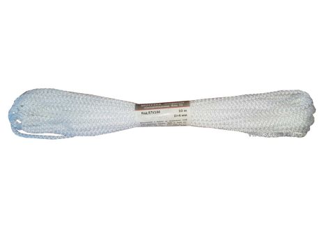 Шнур хозяйственный Тип 3 TM , 4 мм Х 10 м, р/н=53 кгсм, полипропиленовая, без сердцевин, белая Virok 87V144