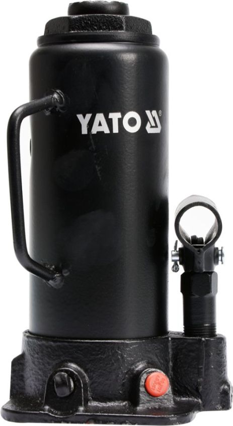 Бутылочный домкрат 10 тонн подъем 230 - 460 мм Yato YT-17004