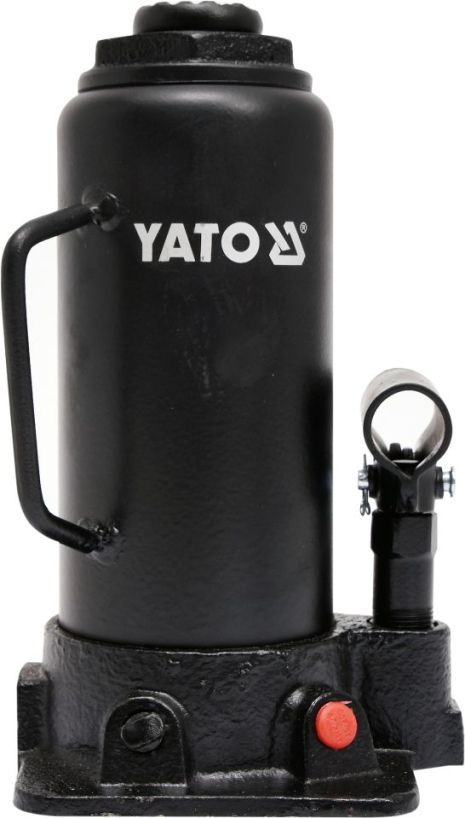 Домкрат бутылочного типа 12 тонн гидравлический Yato YT-17005