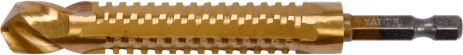 Свердло фрезерувальне по металу: HSS-TIN, Ø= 13 мм, l= 120 мм, HEX - 1/4" Yato YT-44831