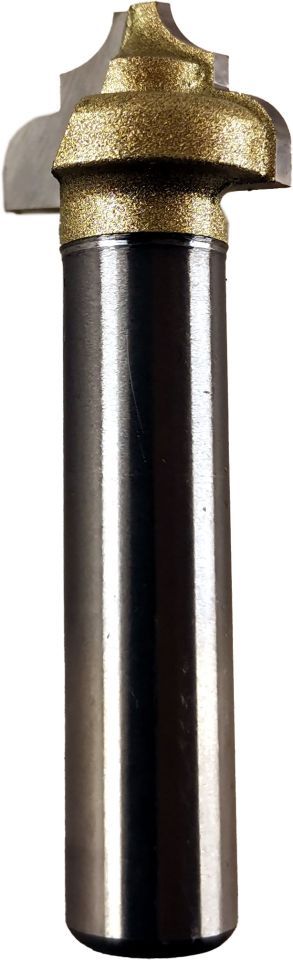 Фреза профильная "псевдофиленка" D-15 мм, R-3 мм, d-8 мм Pobedit P-2052-0308