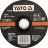 Диск шліфувальний/зачист.по металу 180х6 мм Yato YT-6138